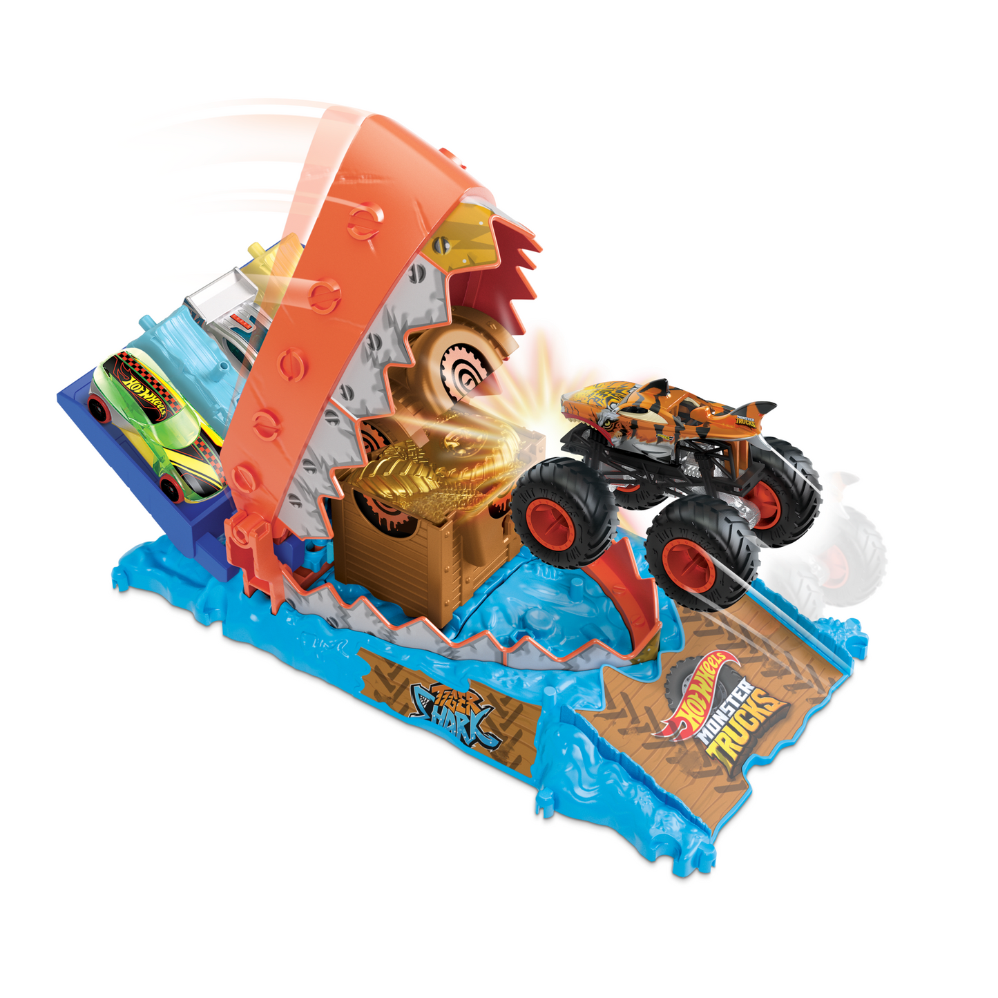 Hot Wheels-Monster Trucks Arena Smashers D¨¦fi du Croque-Tr¨¦sor-Coffret