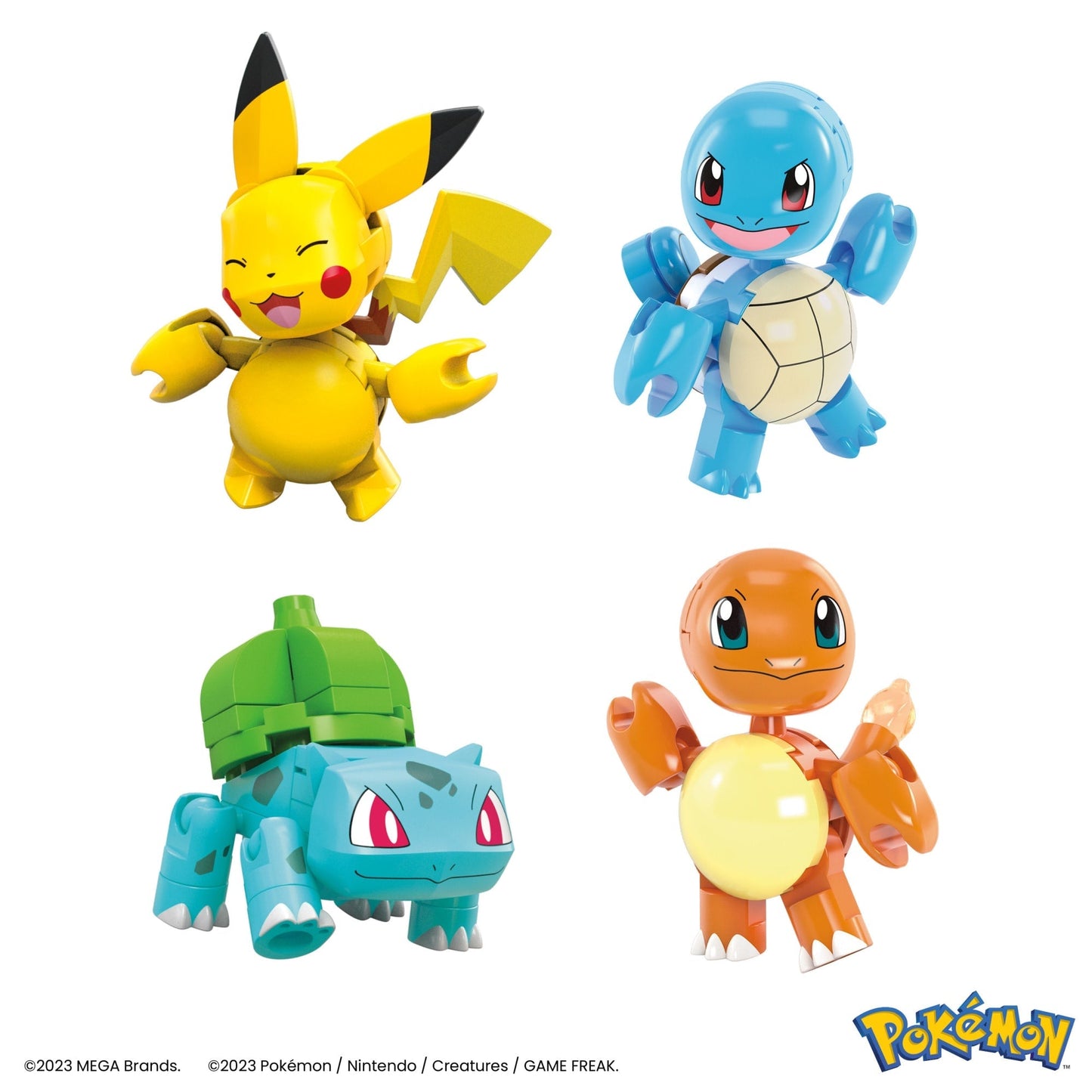 MEGA Pok¨¦mon Building Toy Kit With 8 Action Figures And Pok¨¦ Balls (191 Pieces) For Kids