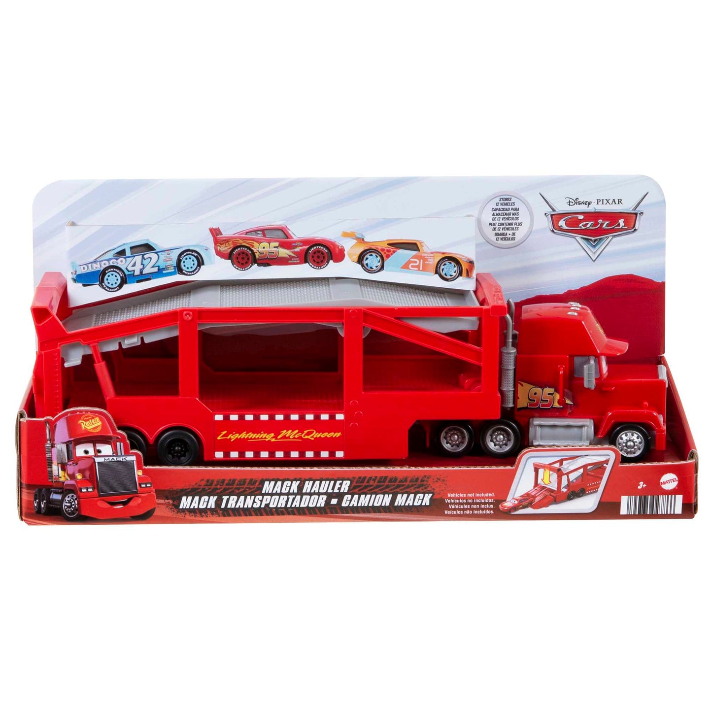 Disney/Pixar  Les Bagnoles  Camion Mack, Rampe, 33Cm, Pour 12V¨¦h.