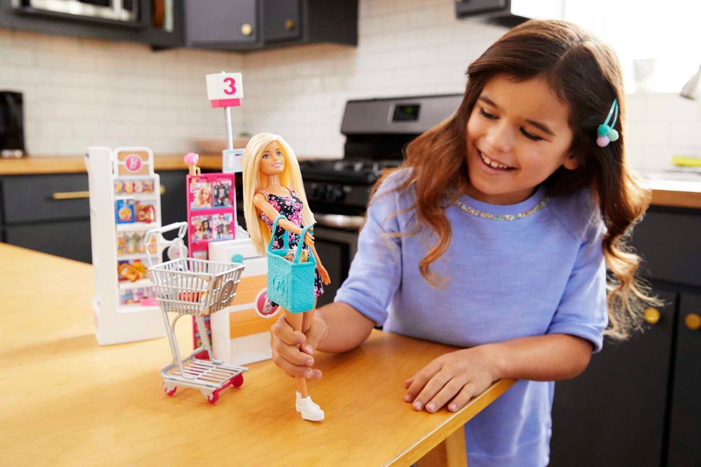 Barbie Set de Juego Supermercado con Mu?eca