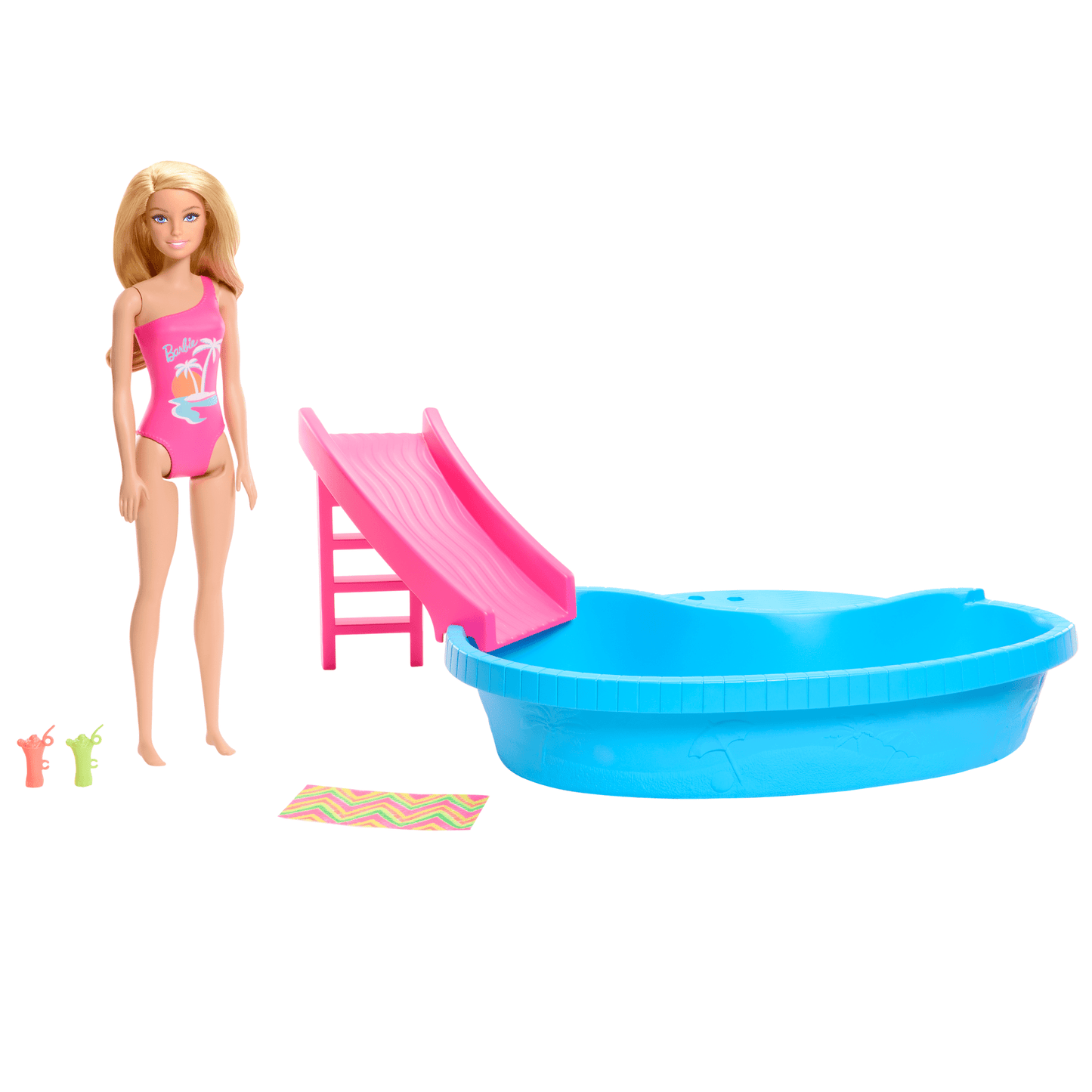 Barbie Set de Juego Alberca Glam con Mu?eca