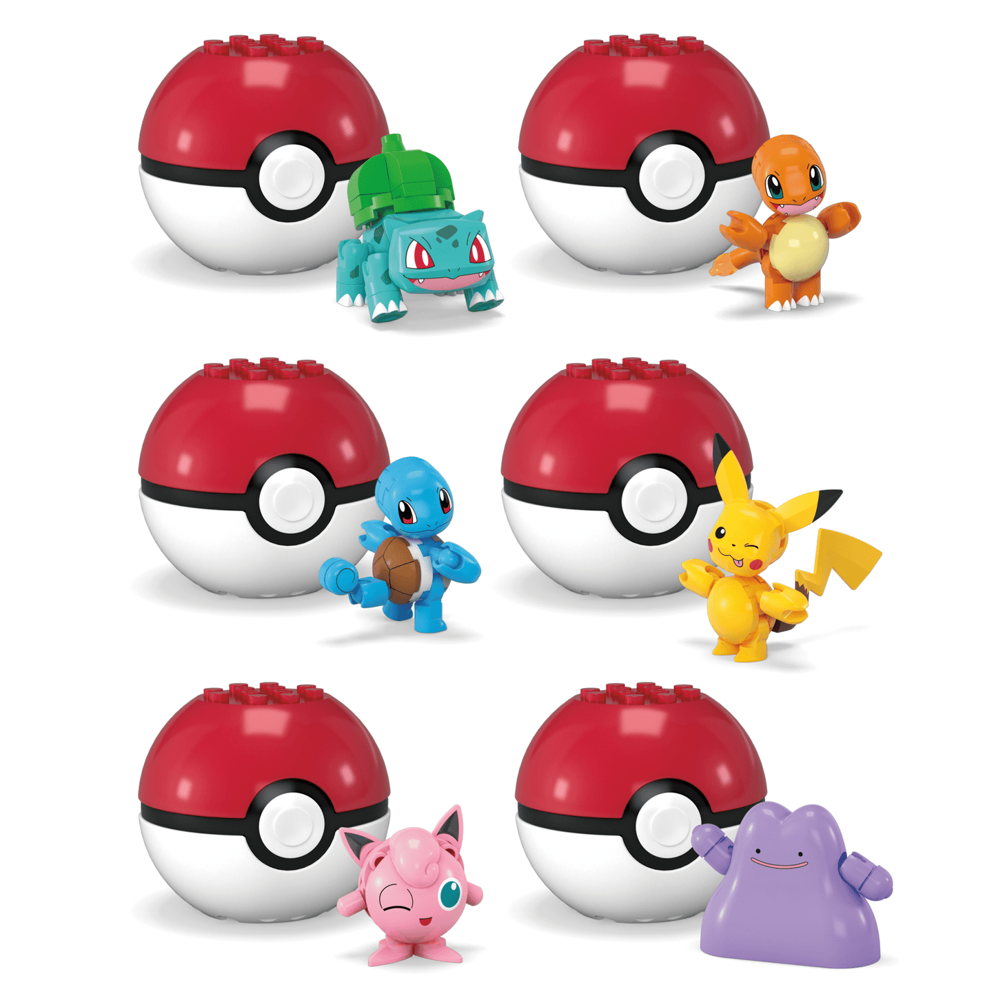MEGA Pok¨¦mon Pok¨¦ Ball Building Toy Kits With Action Figure For Kids