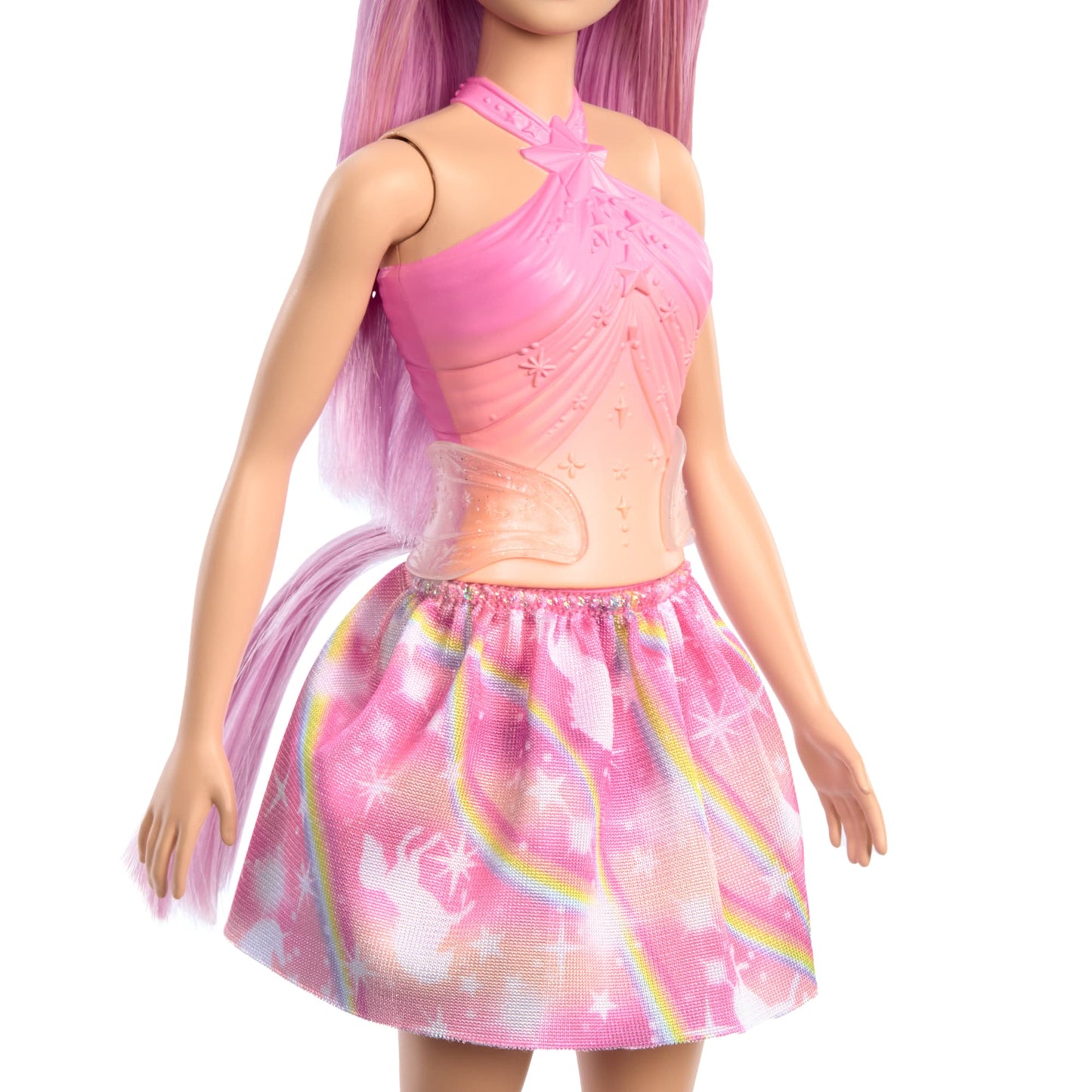 Barbie Fantas¨ªa Mu?eca Unicornio Falda de Ensue?o Rosa