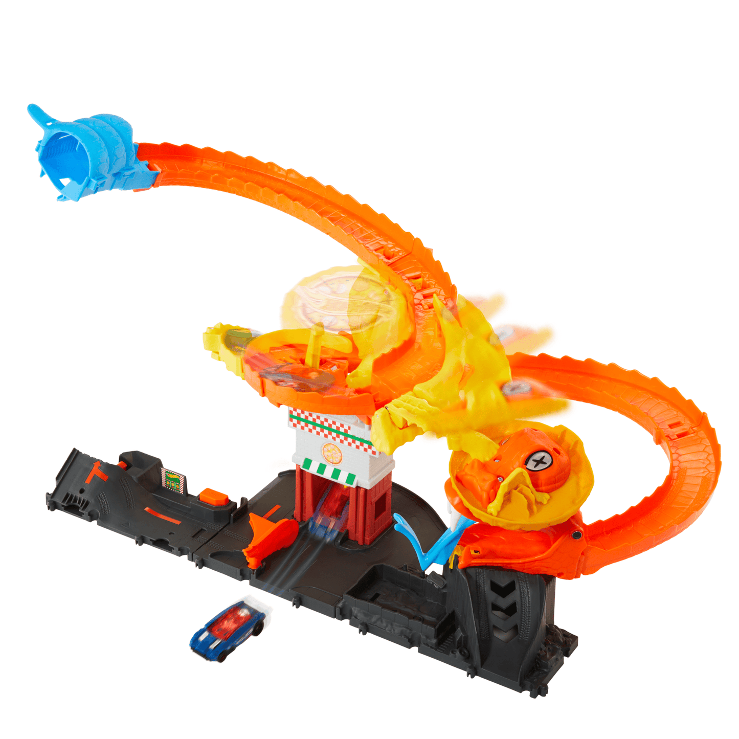 Hot Wheels City Pista de Juguete Ataque de Cobra vs Pizzer¨ªa