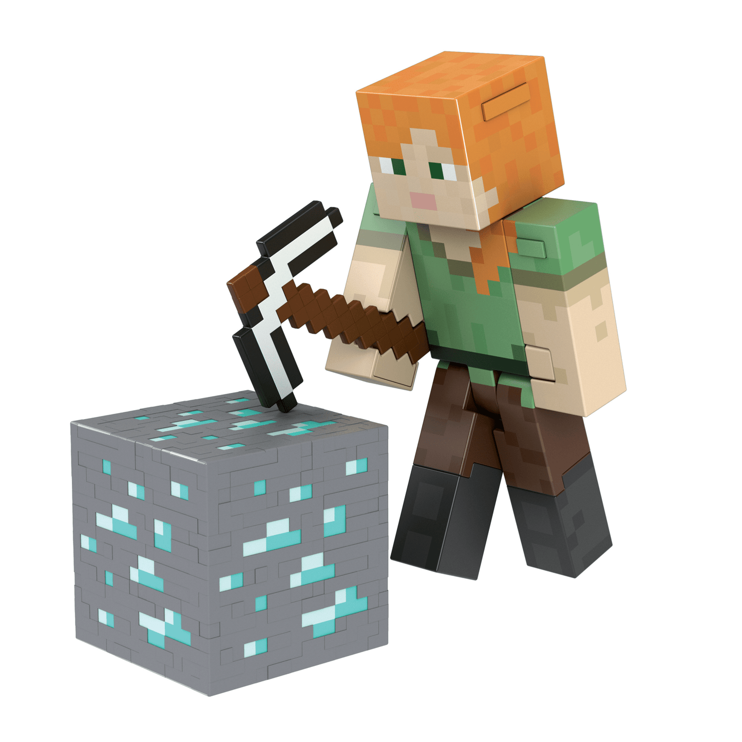 Minecraft Diamond Figura de Acci¨®n Alex Coleccionable 5.5